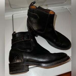Vintage Frye Boots with back loop and buckle